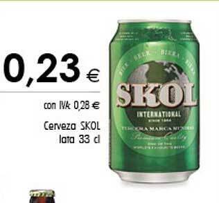 Cash Ifa Cerveza Skol oferta