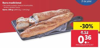 Lidl Pan oferta