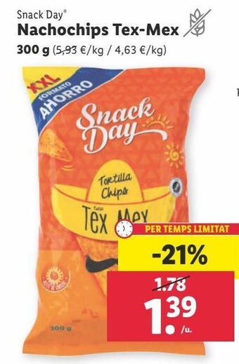 Lidl Nachos snack day oferta