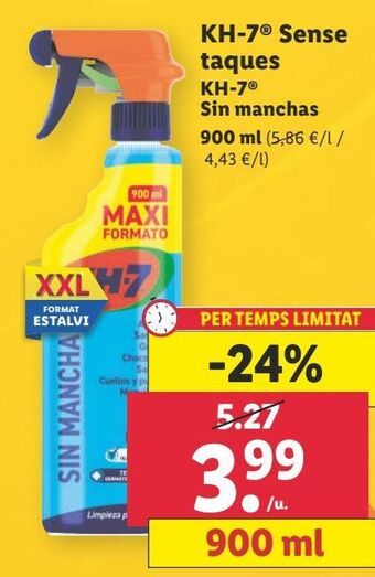 Lidl Quitamanchas kh-7 oferta