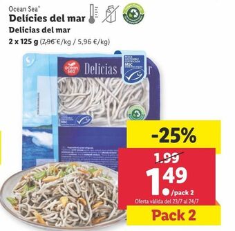 Lidl Angulas ocean sea oferta