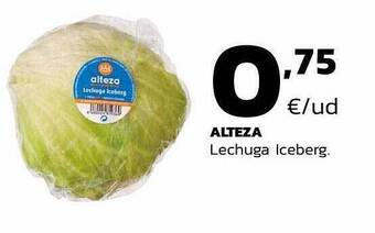 Supermercados Lupa Alteza Lechuga Iceberg oferta