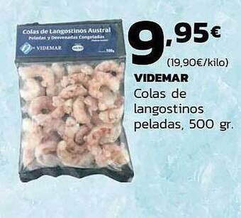 Supermercados Lupa Videmar Colas De Langostinos Peladas oferta