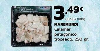 Supermercados Lupa Maremundi Calamar Patagónico Troceado oferta