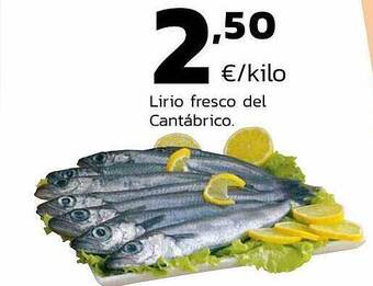 Supermercados Lupa Lirio Fresco Del Cantábrico oferta