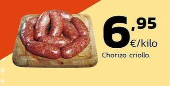 Supermercados Lupa Chorizo Criollo oferta