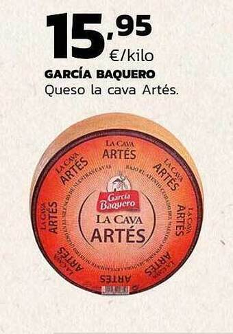 Supermercados Lupa García Baquero Queso La Cava Artés oferta