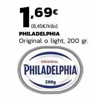 Supermercados Lupa Philadelphia Original O Light oferta