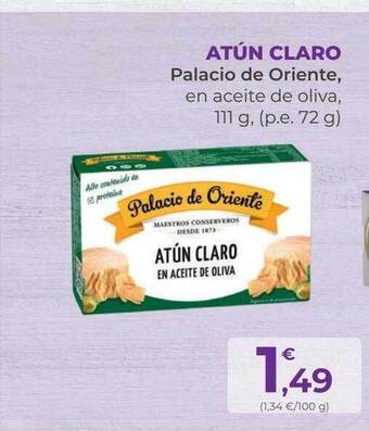 SPAR Gran Canaria Atún Claro Palacio De Oriente oferta
