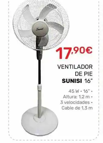Ventilador De Pie Sunisi