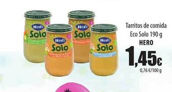 Spar Tenerife Tarritos De Comida Eco Solo Hero oferta