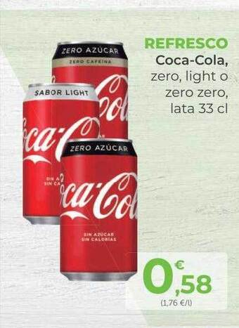 SPAR Gran Canaria Refresco Coca-cola oferta
