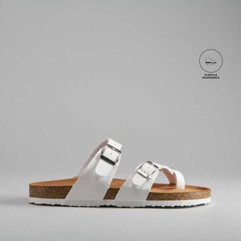 Merkal Sandalia bio esclava doble hebilla senda road oferta