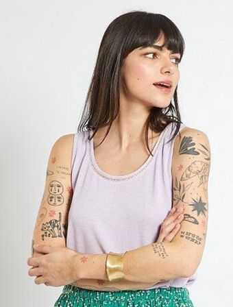 Kiabi Camiseta de tirantes de punto con pedrería oferta