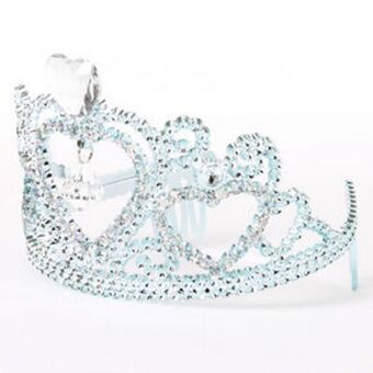 Claire's Claire's club princess heart charm tiara - turquoise oferta
