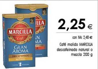 Cash Ifa Café Molido Marcilla Descafeinado Natural O Mezcla oferta