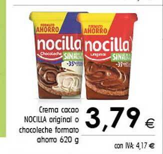 Cash Ifa Crema Cacao Nocilla Original O Chocoleche Formato Ahorro oferta