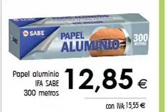 Cash Ifa Papel Aluminio Ifa Sabe oferta