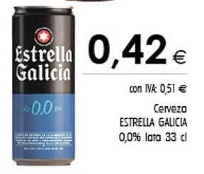 Cash Ifa Cerveza Estrella Galicia 0.0% oferta