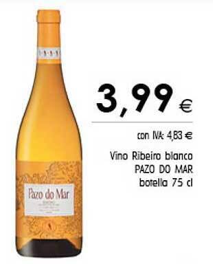 Cash Ifa Vino Ribeiro Blanco Pazo Do Mar oferta