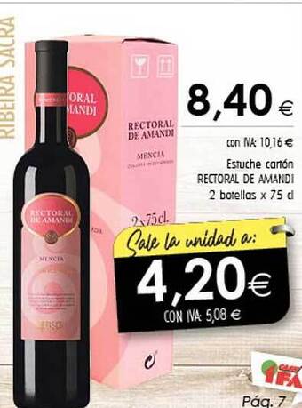 Cash Ifa Estuche Cartón Rectoral De Amandi oferta