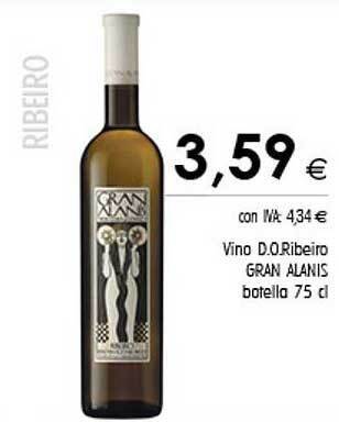 Cash Ifa Vino D.o. Ribeiro Gran Alanis oferta