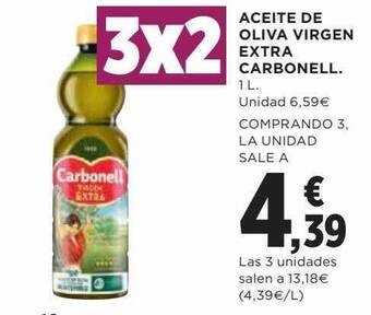 Hipercor Aceite De Oliva Virgen Extra Carbonell oferta