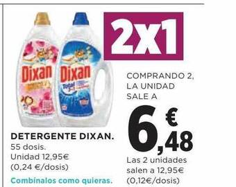Hipercor Detergente Dixan oferta