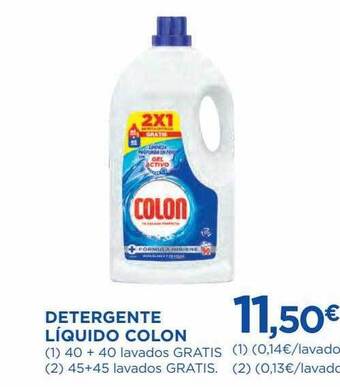 Hipercor Detergente Líquido Colon oferta