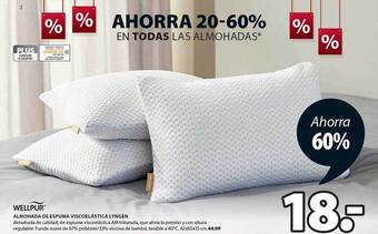 JYSK Almohada De Espuma Viscoelástica Lyngen oferta