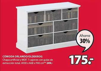 JYSK Comoda Orlando-oldekrog oferta