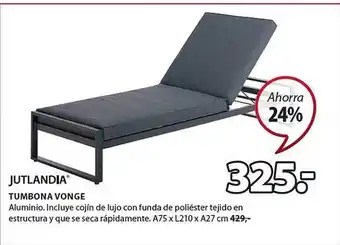 JYSK Tumbona Vonge oferta