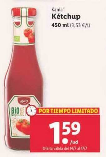 Lidl Kétchup oferta