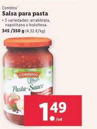 Lidl Salsa Para Pasta oferta