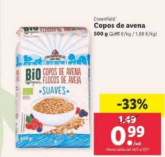 Lidl Copos De Avena oferta