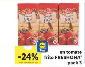 Lidl Tomate Frito Freshona oferta