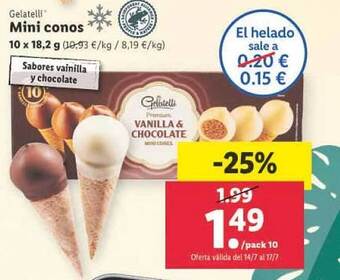 Lidl Mini Conos oferta