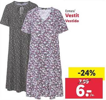 Lidl Esmara Vestido oferta
