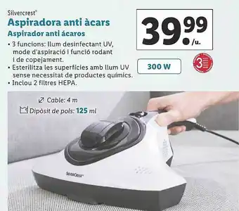 Lidl Silvercrest Aspirador Anti ácaros oferta