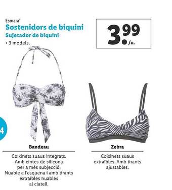 Lidl Esmara Sujetador De Biquini oferta
