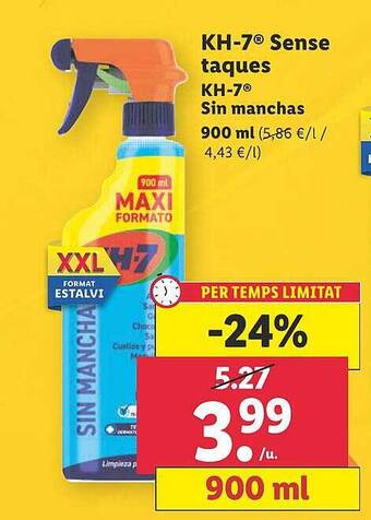 Lidl Kh-7 Sin Manchas oferta