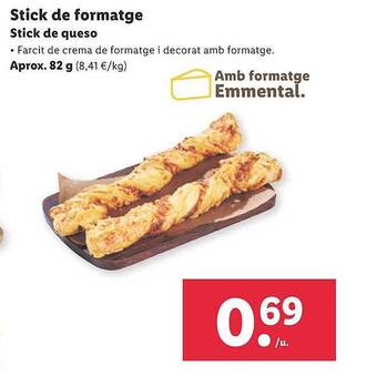 Lidl Stick De Queso oferta