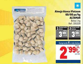 Makro Almeja Blanca Vietnam oferta