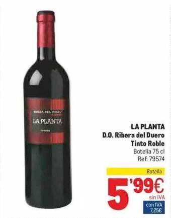 Makro La Planta Do Ribera Del Duero Tinto Roble oferta