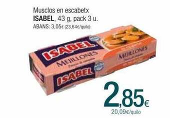 Condis Isabel oferta
