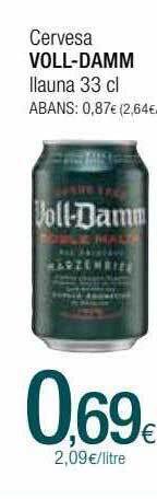 Condis Cervesa Voll-damm Llauna oferta