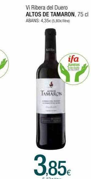 Condis Vi Ribera Del Duero Altos De Tamaron oferta