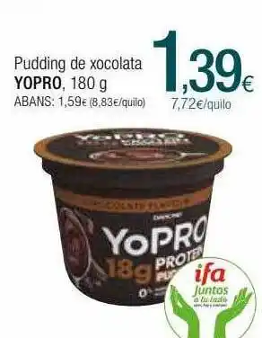 Condis Puddingg De Xocolata Yopro oferta