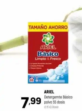 Coviran Ariel Detergente Básico Polvo 55 Dosis oferta