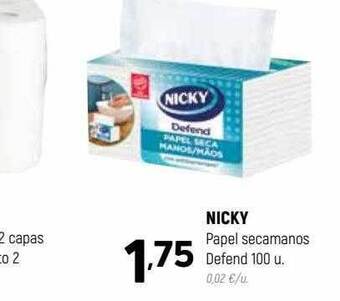 Coviran Nicky Papel Secamanos Defend oferta